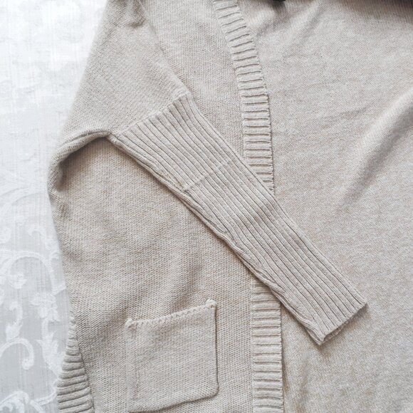 Sweater Knit Cardigan Pockets Cozy Soft - Picture 9 of 9